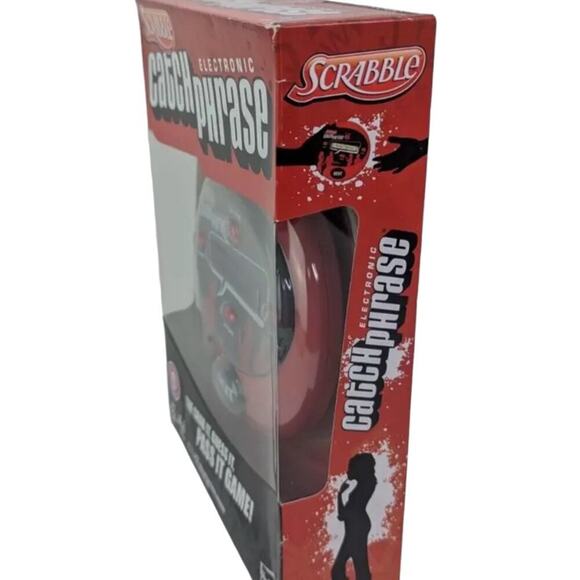 New Hasbro Scrabble Electronic Catch Phrase Handheld Electronic Game - Picture 2 of 5